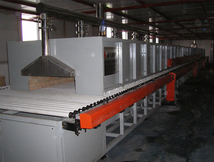 產(chǎn)品用途：特種陶瓷電熱輥道窯，規(guī)格：1.2米×32米電加熱